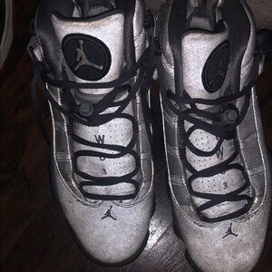 Air Jordan Retro Sneakers - Black and Gray